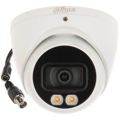 Caméra dôme Eyeball 5 MP fixe IR 40 m Full-Color - Dahua - DH-HAC-HDW1509TP-A-LED-0280B-S2