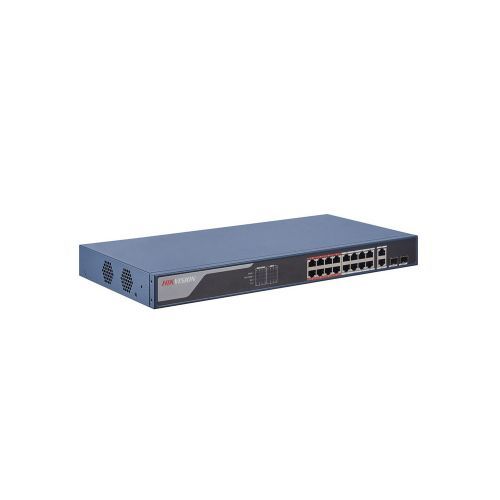 Switch PoE 16 ports mangeable full duplex - Hikvision DS-3E1318P-EI