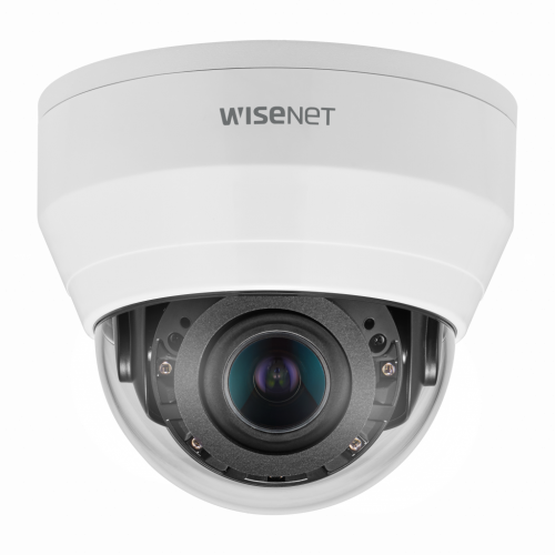 Caméra de surveillance Dôme IR réseau 5MP avec objectif varifocal motorisé - HANWHA