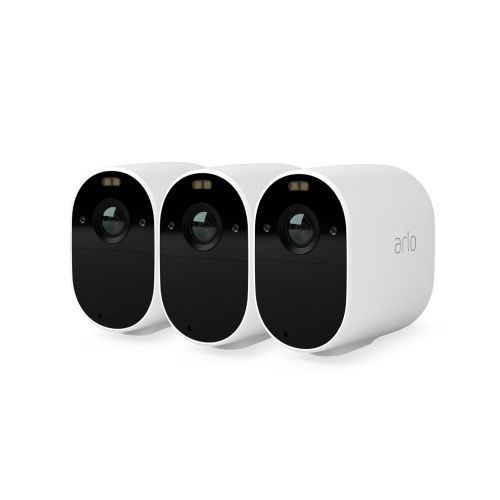 Kit 3 Caméras de Surveillance blanche WiFi - Essential Spotlight Arlo