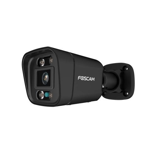 Caméra IP extérieure PoE 8 MP avec spots lumineux et sirène - Foscam V8EP Noir